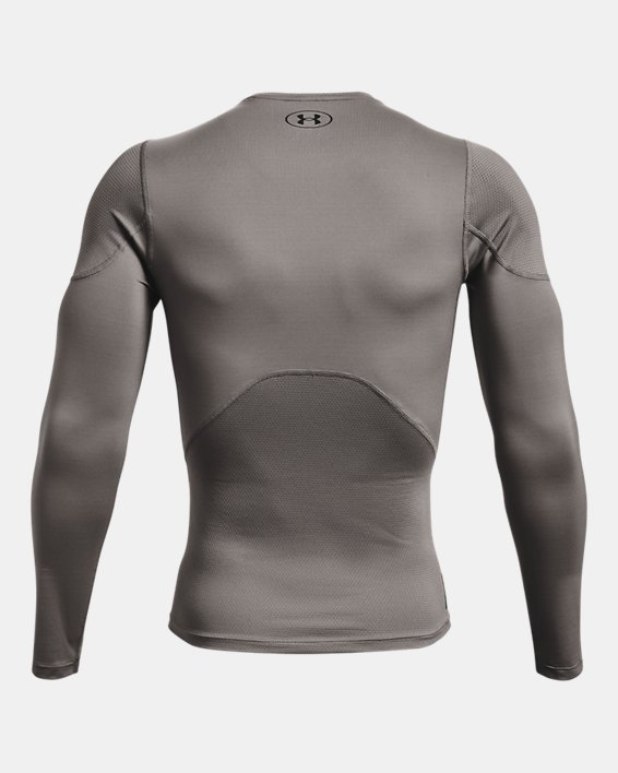 Men's UA RUSH™ HeatGear® 2.0 Compression Long Sleeve, Gray, pdpMainDesktop image number 5